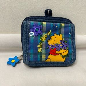 VTG 90s Disney Winnie the Pooh Wallet Denim